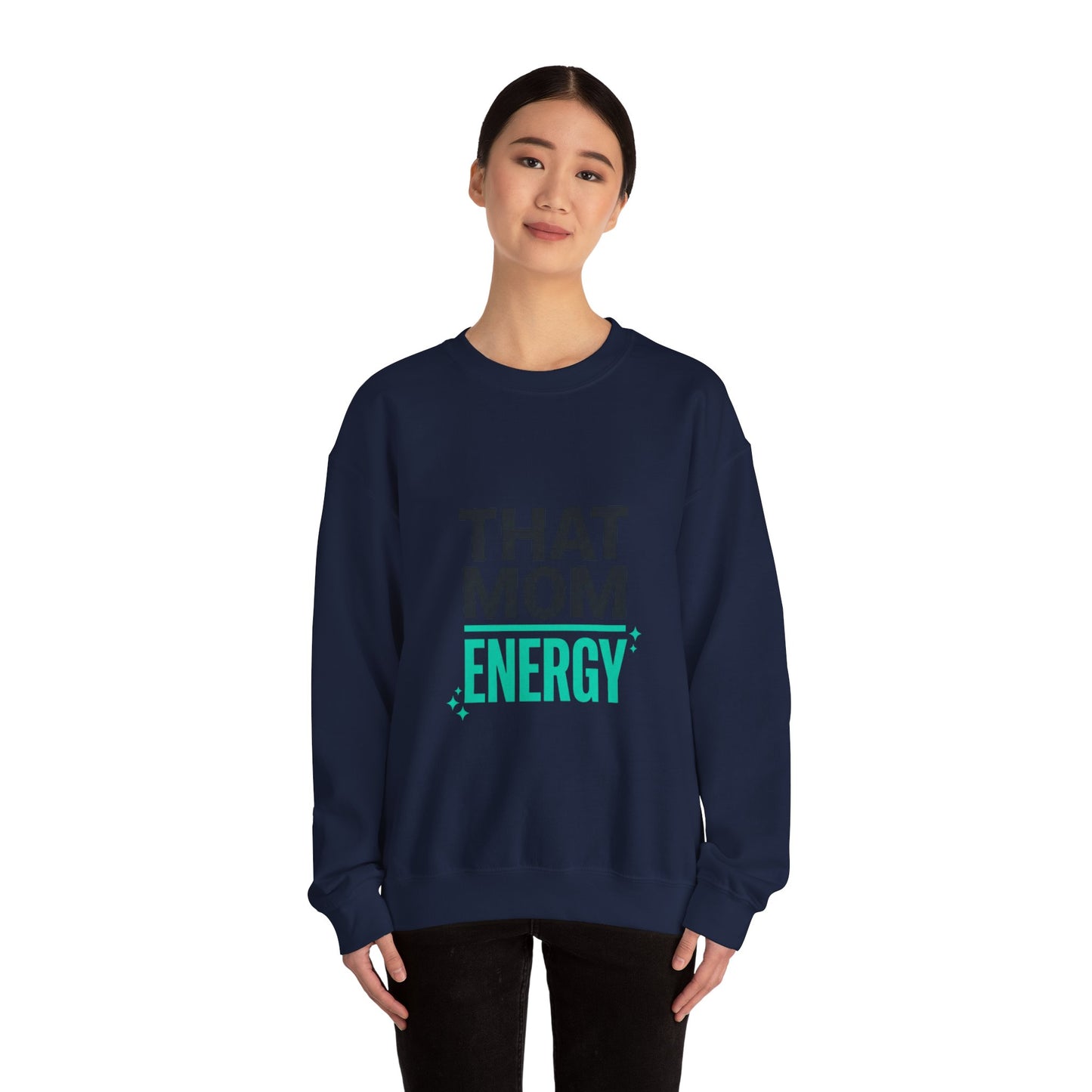 That Mom Energy Sweatshirt | Mother’s Day Minimal Typographic Mom Sweatshirt