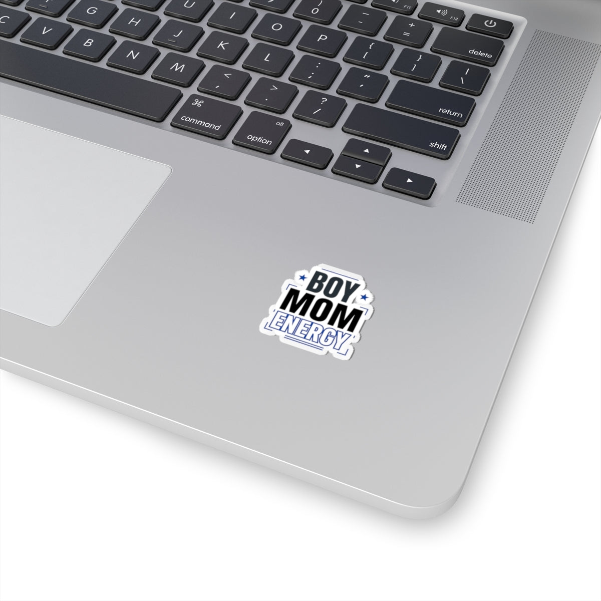 Boy Mom Energy Sticker | minimalist typographic mom decal, retro-inspired mom life