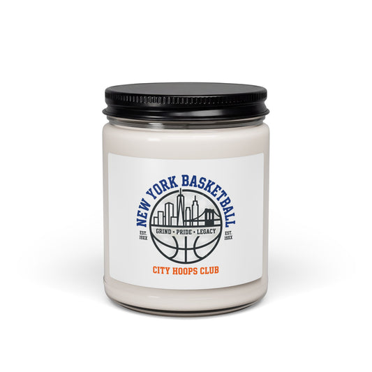 City Hoops Club Candle | New York Basketball Varsity, Soy 9oz