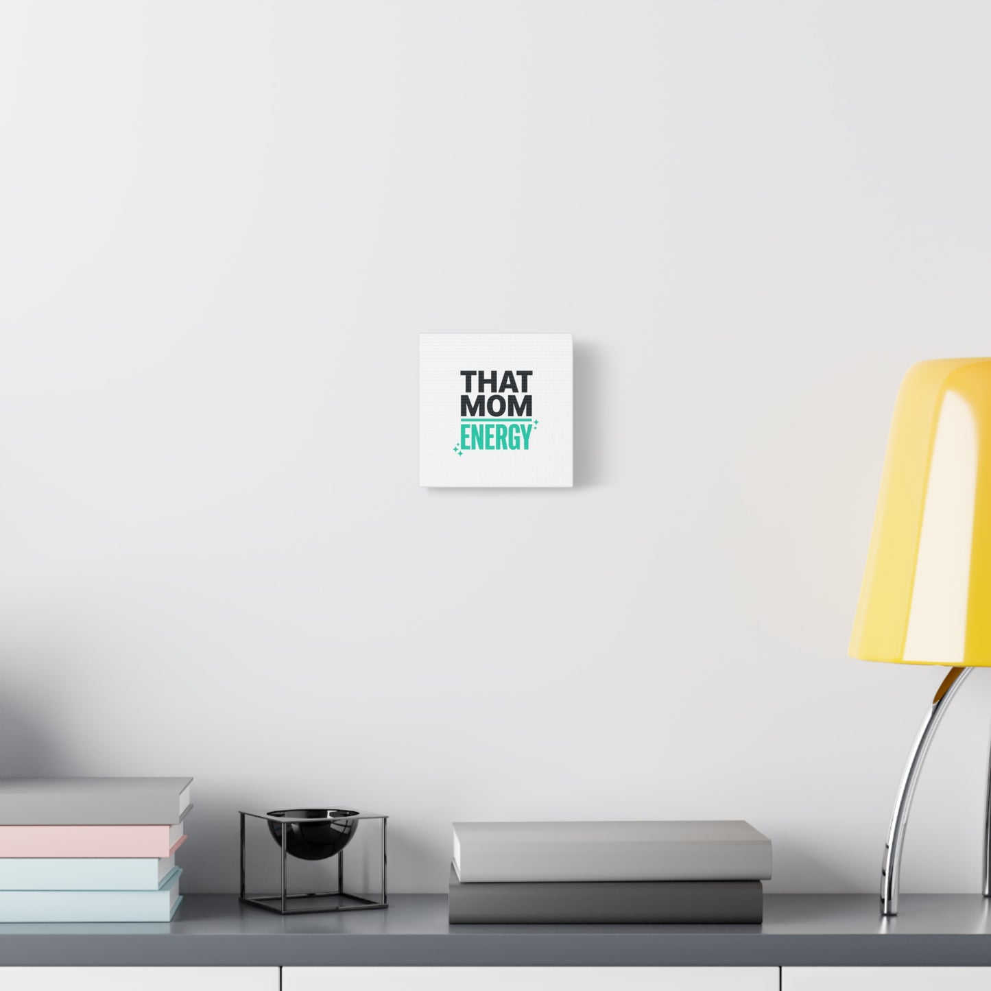 That Mom Energy Canvas | Minimal Typographic Mom Wall Art, Mother’s Day