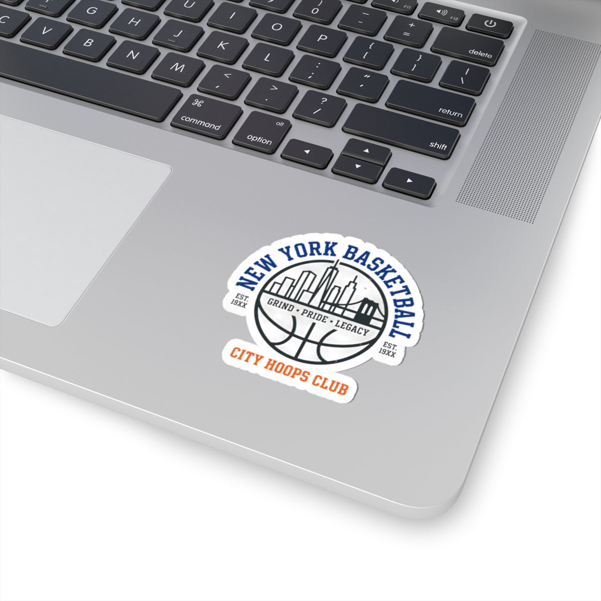 New York Basketball City Hoops Club Sticker | varsity, streetwear