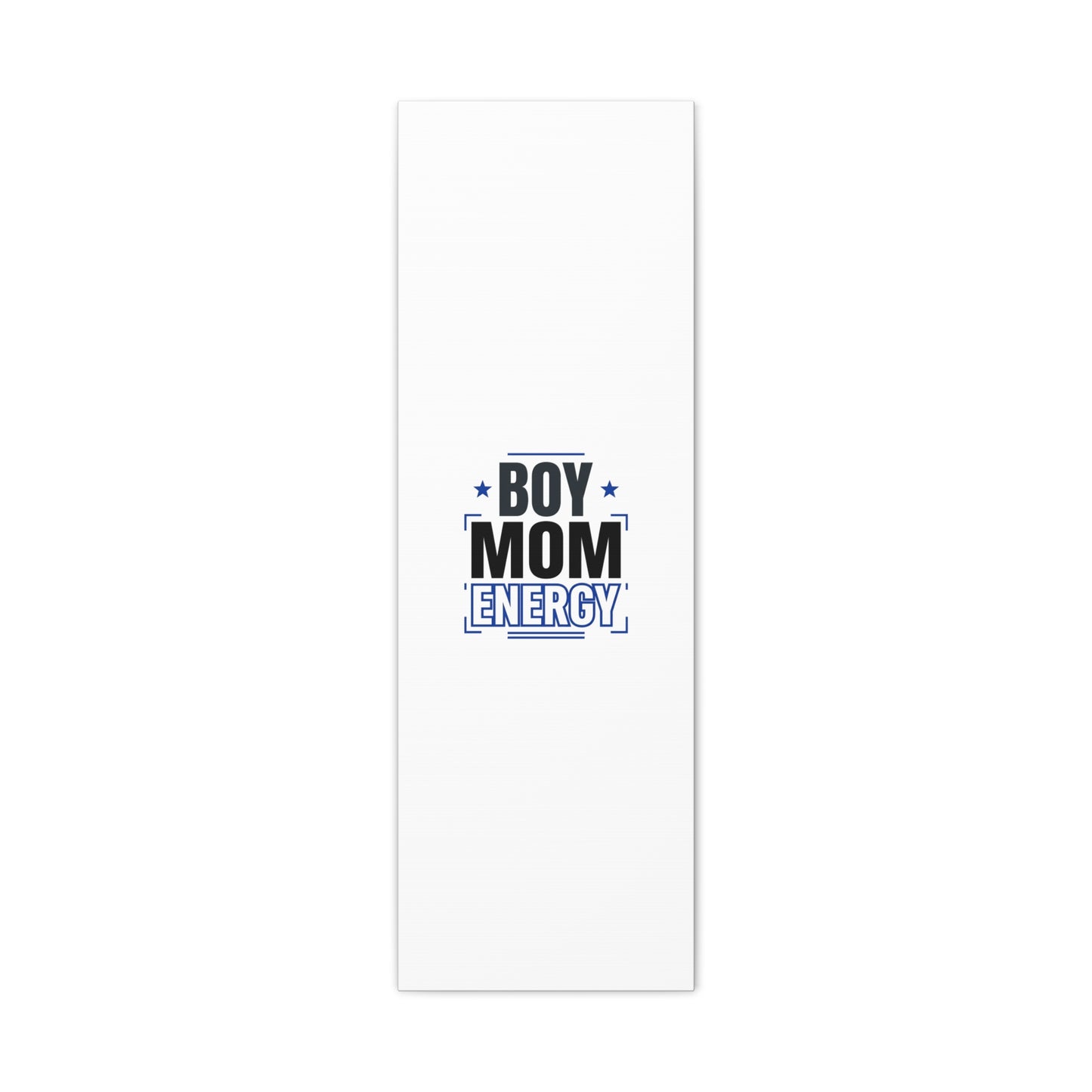 Boy Mom Energy Canvas, Minimal Typographic Mom Wall Art | Mother’s Day Mom Identity