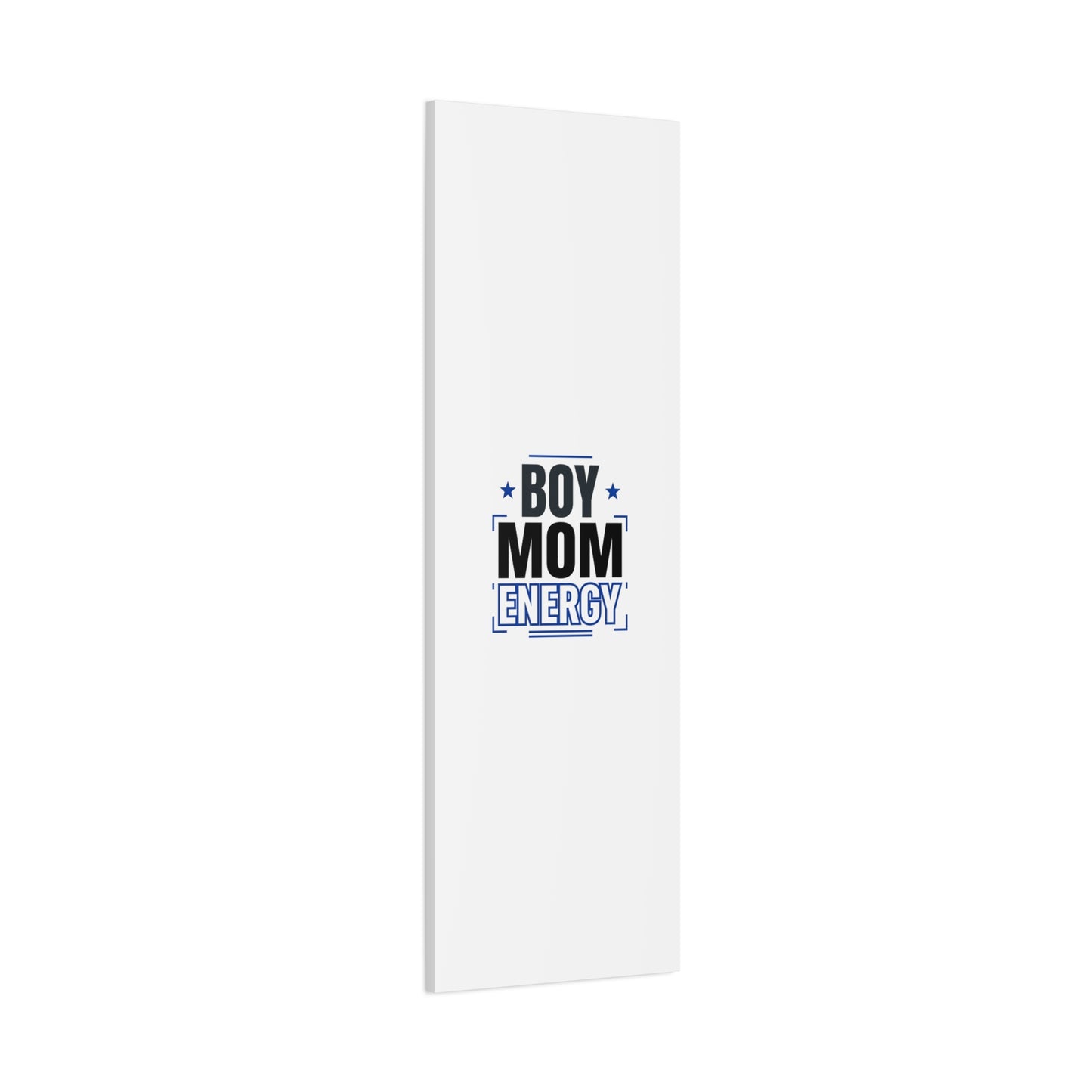 Boy Mom Energy Canvas, Minimal Typographic Mom Wall Art | Mother’s Day Mom Identity