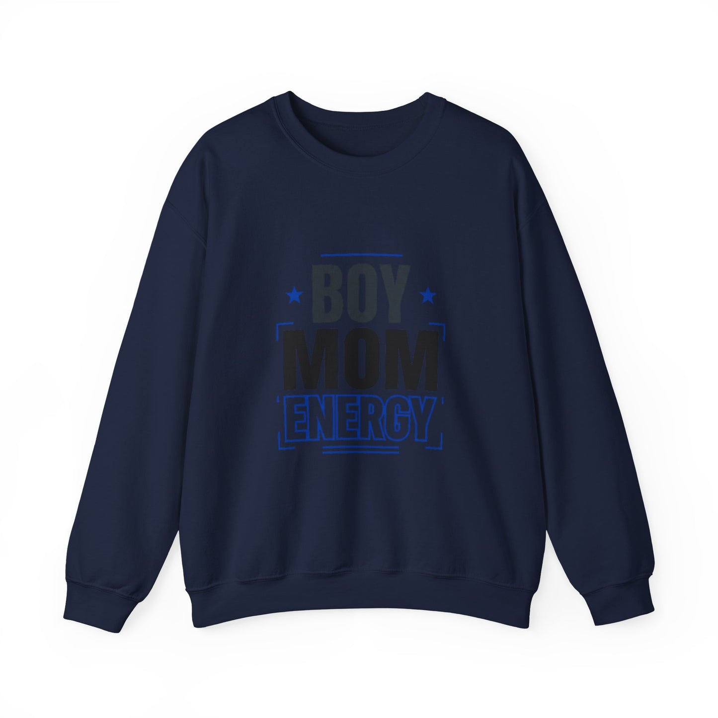 Boy Mom Energy Sweatshirt | Mother's Day Minimal Typographic Mom Sweatshirt