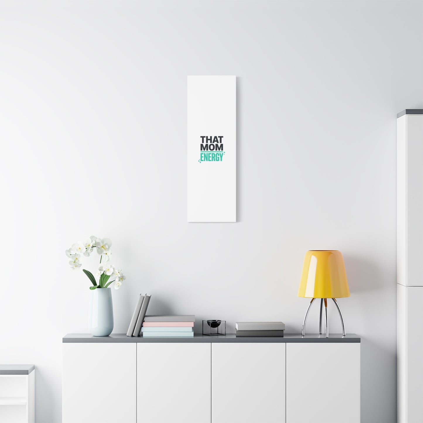 That Mom Energy Canvas | Minimal Typographic Mom Wall Art, Mother’s Day