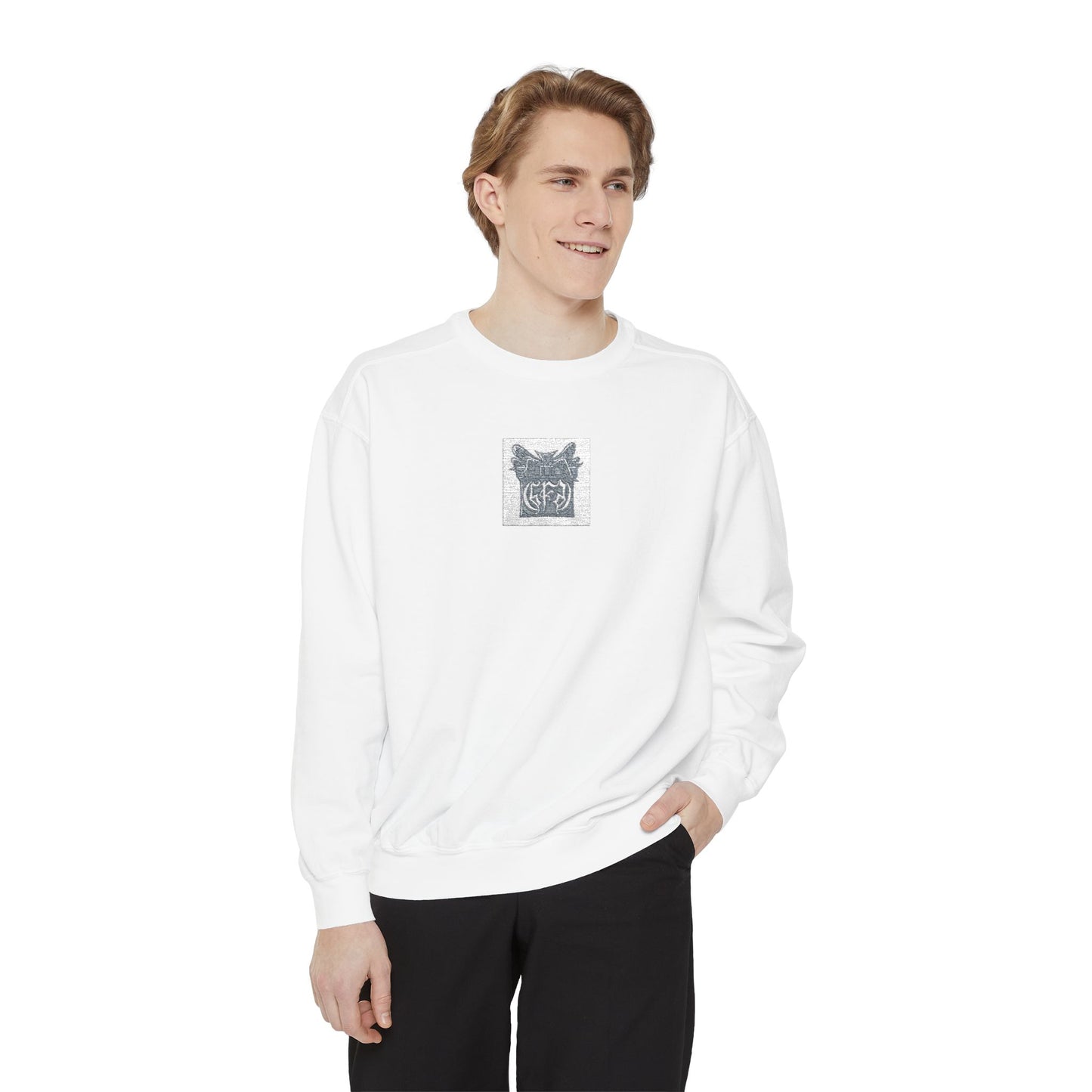 Cat Sketch Sweatshirt — Hand-Drawn Feline Art Crewneck
