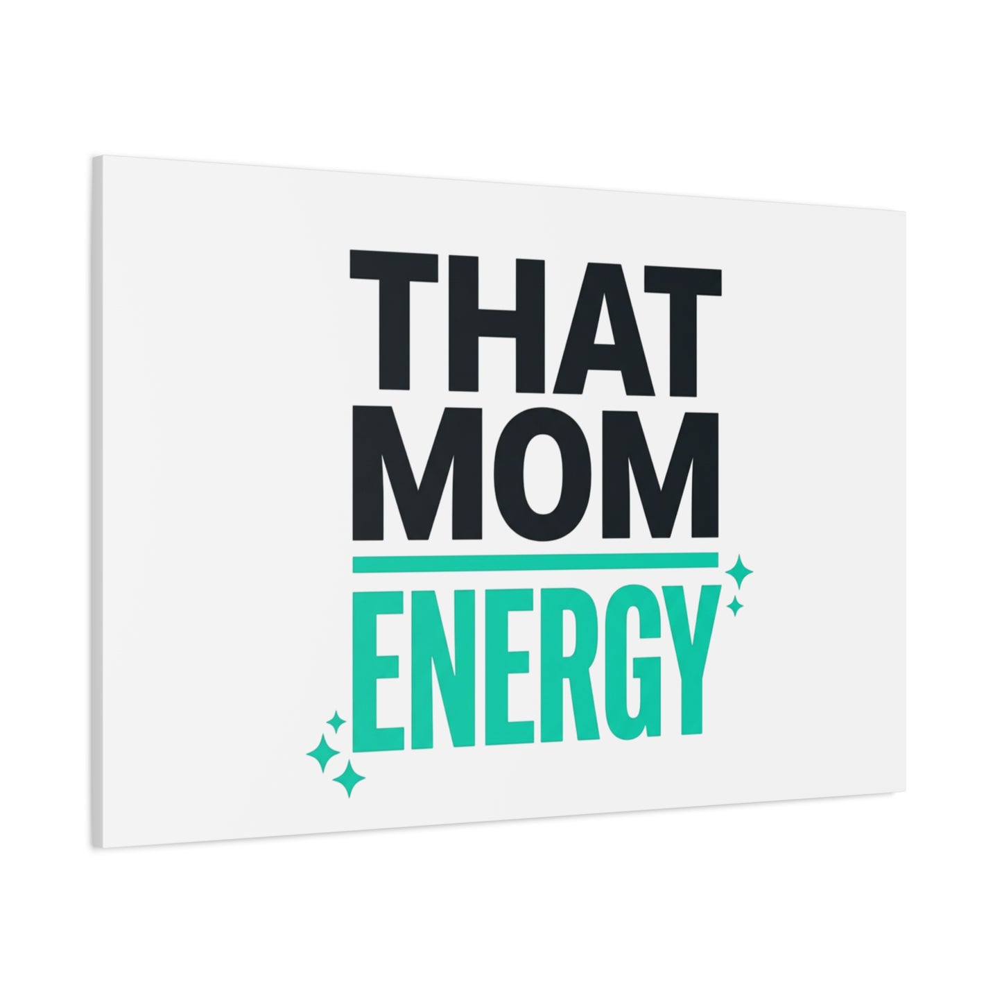 That Mom Energy Canvas | Minimal Typographic Mom Wall Art, Mother’s Day