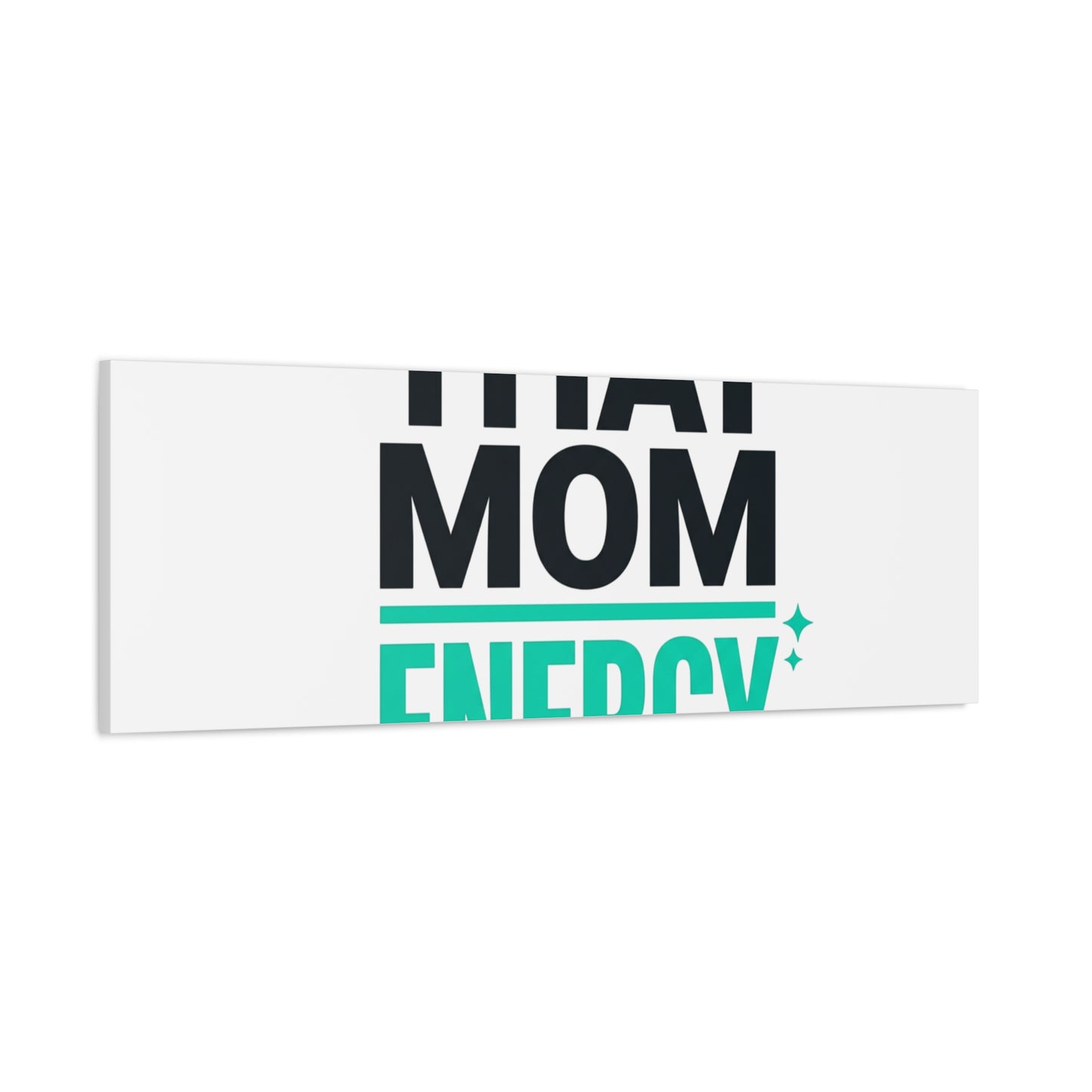 That Mom Energy Canvas | Minimal Typographic Mom Wall Art, Mother’s Day