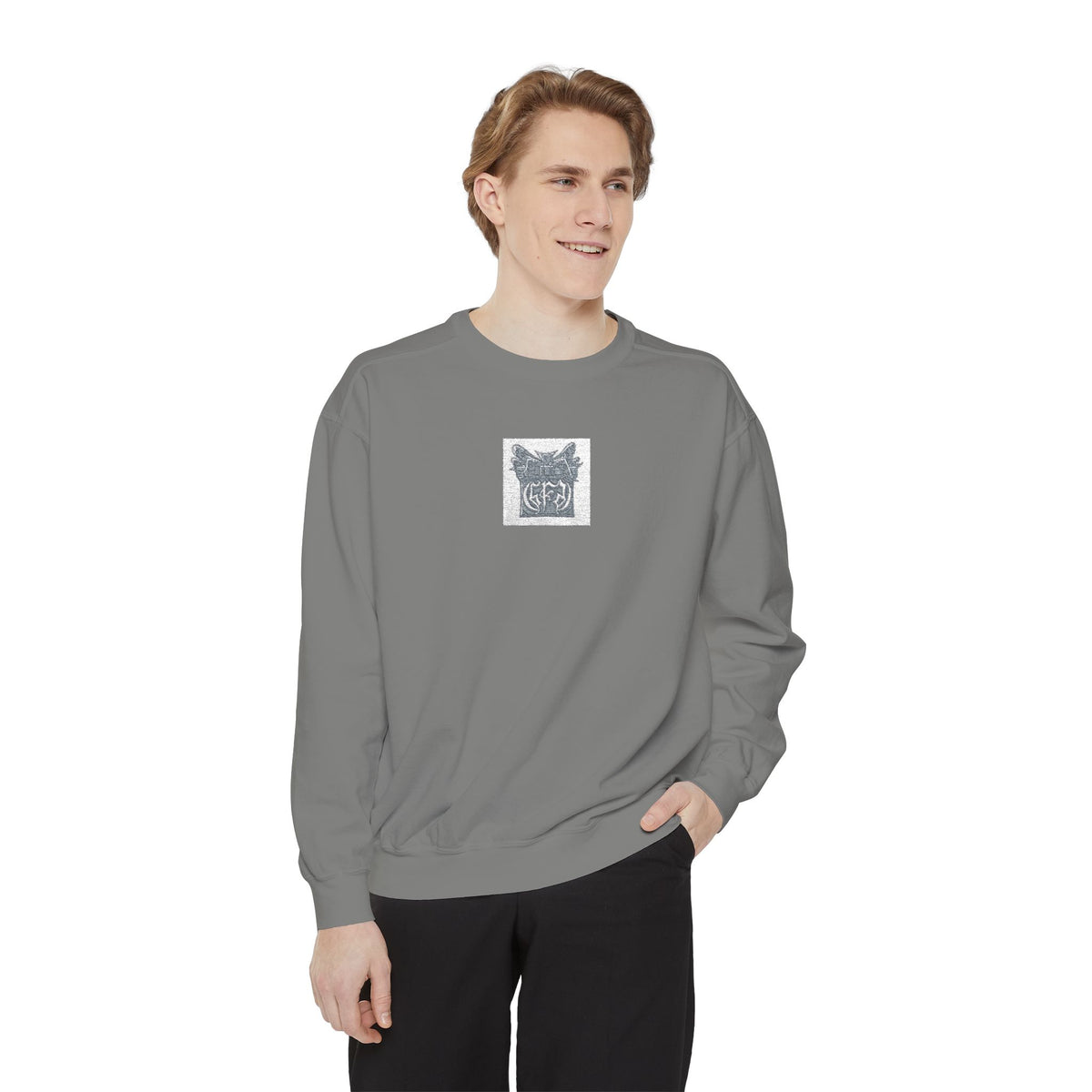 Cat Sketch Sweatshirt — Hand-Drawn Feline Art Crewneck