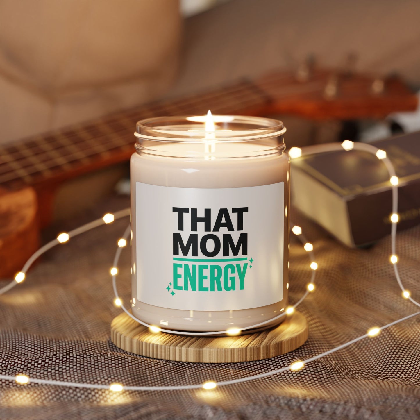 That Mom Energy Candle | Mother's Day Minimal Typographic Mom