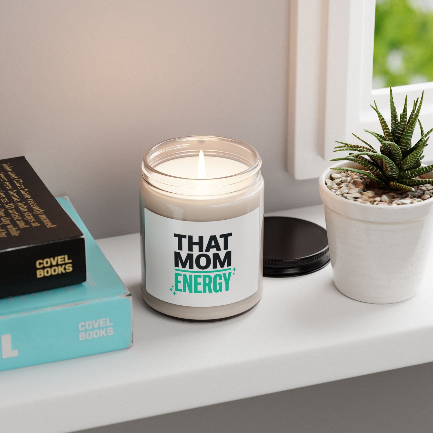 That Mom Energy Candle | Mother's Day Minimal Typographic Mom