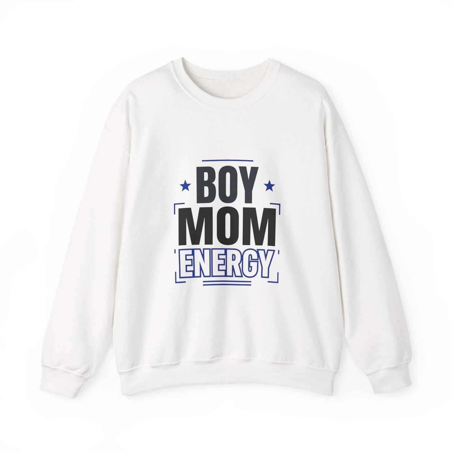 Boy Mom Energy Sweatshirt | Mother's Day Minimal Typographic Mom Sweatshirt