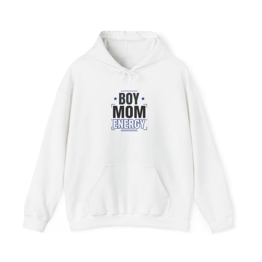 Boy Mom Energy Hoodie | Mother’s Day minimalist typographic mom sweatshirt