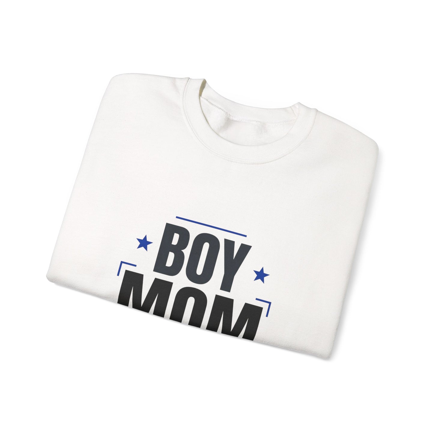 Boy Mom Energy Sweatshirt | Mother's Day Minimal Typographic Mom Sweatshirt