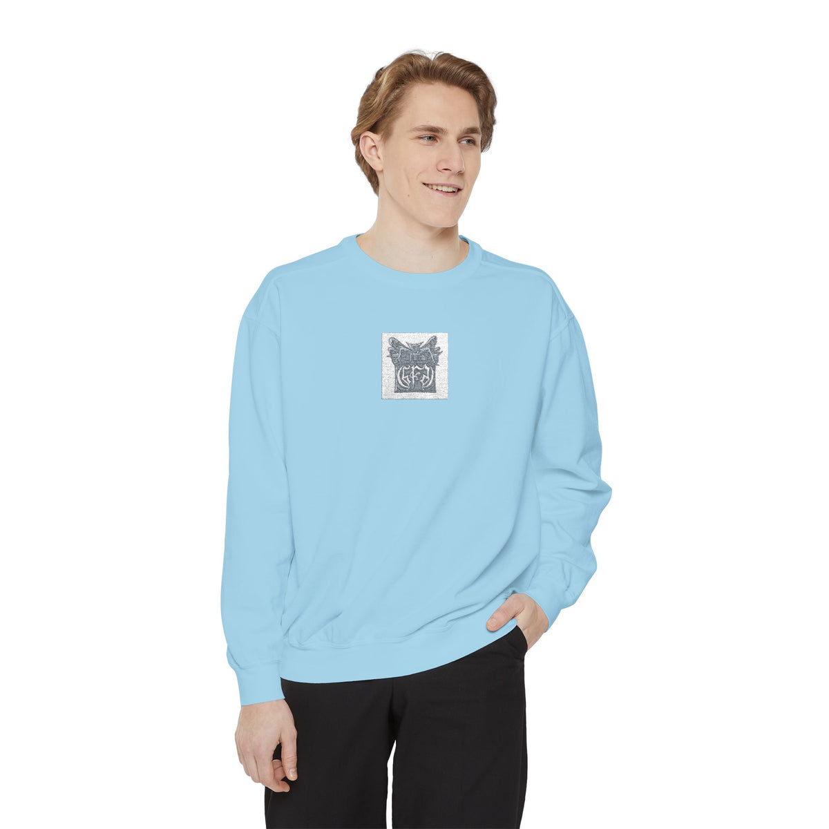 Cat Sketch Sweatshirt — Hand-Drawn Feline Art Crewneck