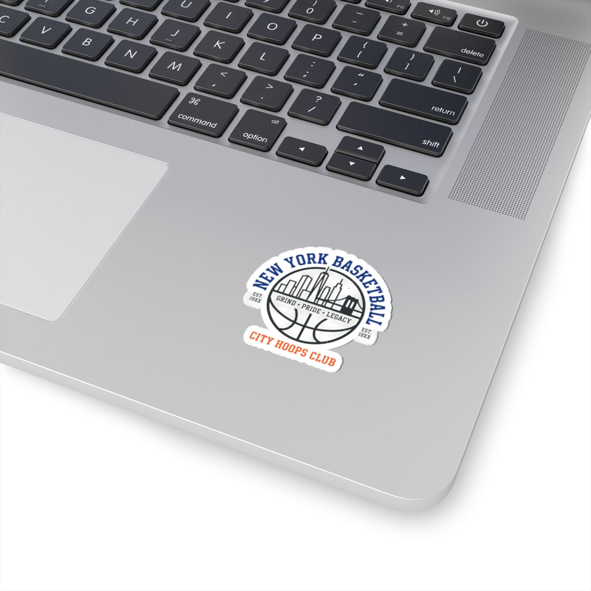 New York Basketball City Hoops Club Sticker | varsity, streetwear