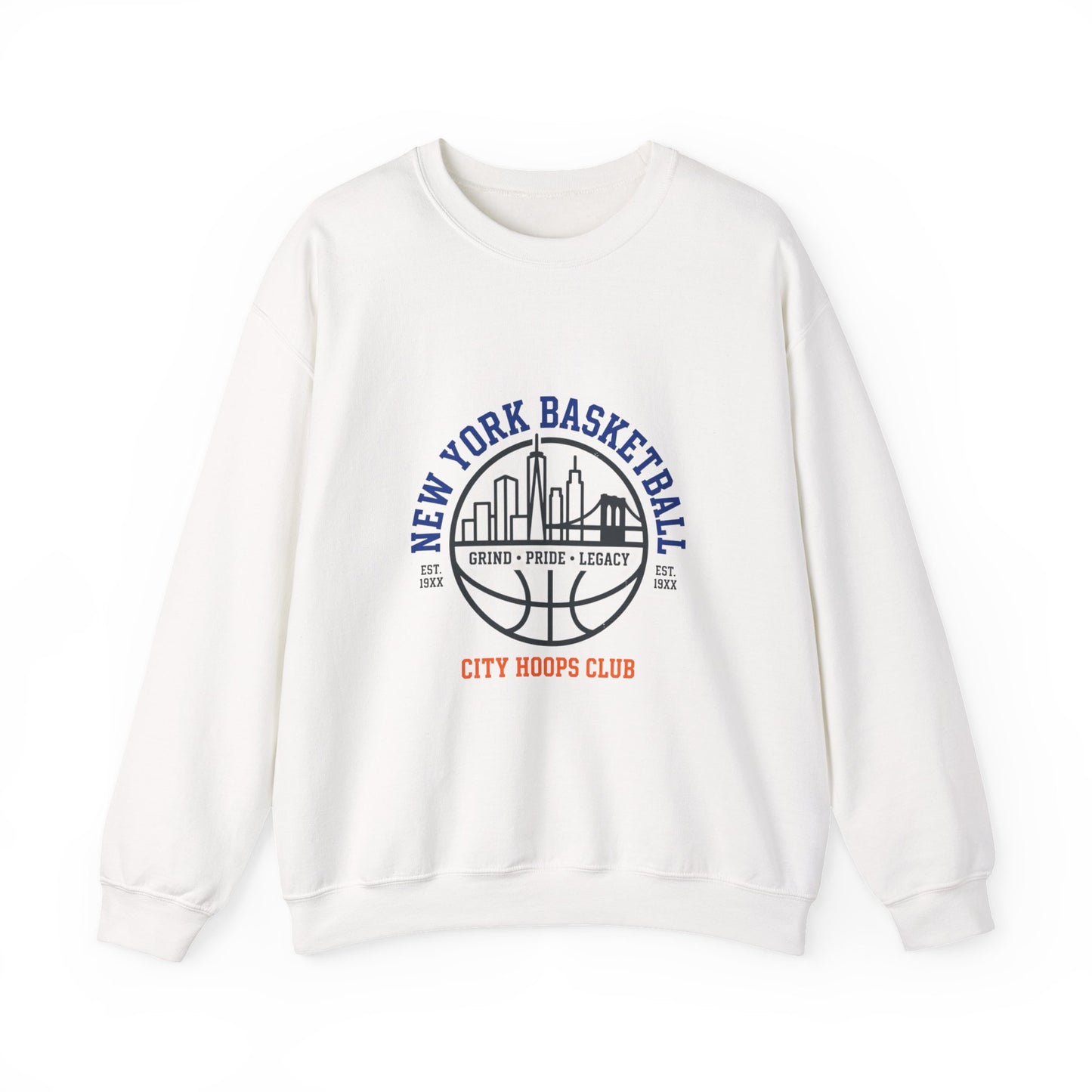 New York Basketball Crest Sweatshirt | varsity, city basketball