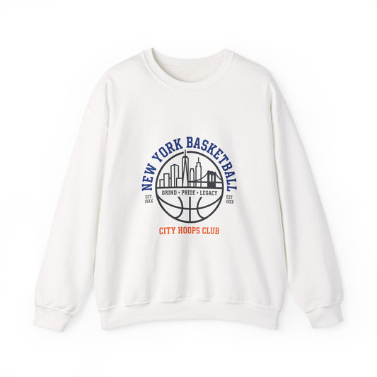 New York Basketball Crest Sweatshirt | varsity, city basketball