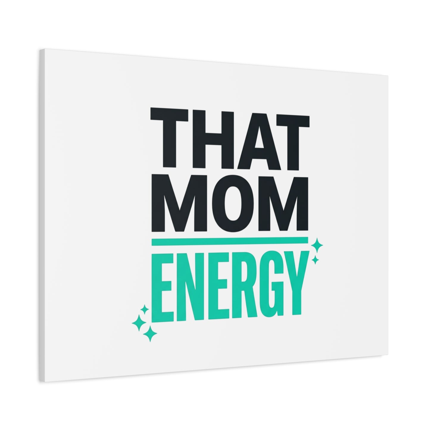 That Mom Energy Canvas | Minimal Typographic Mom Wall Art, Mother’s Day