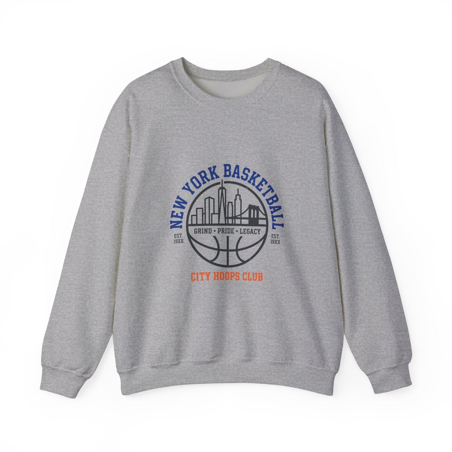 New York Basketball Crest Sweatshirt | varsity, city basketball