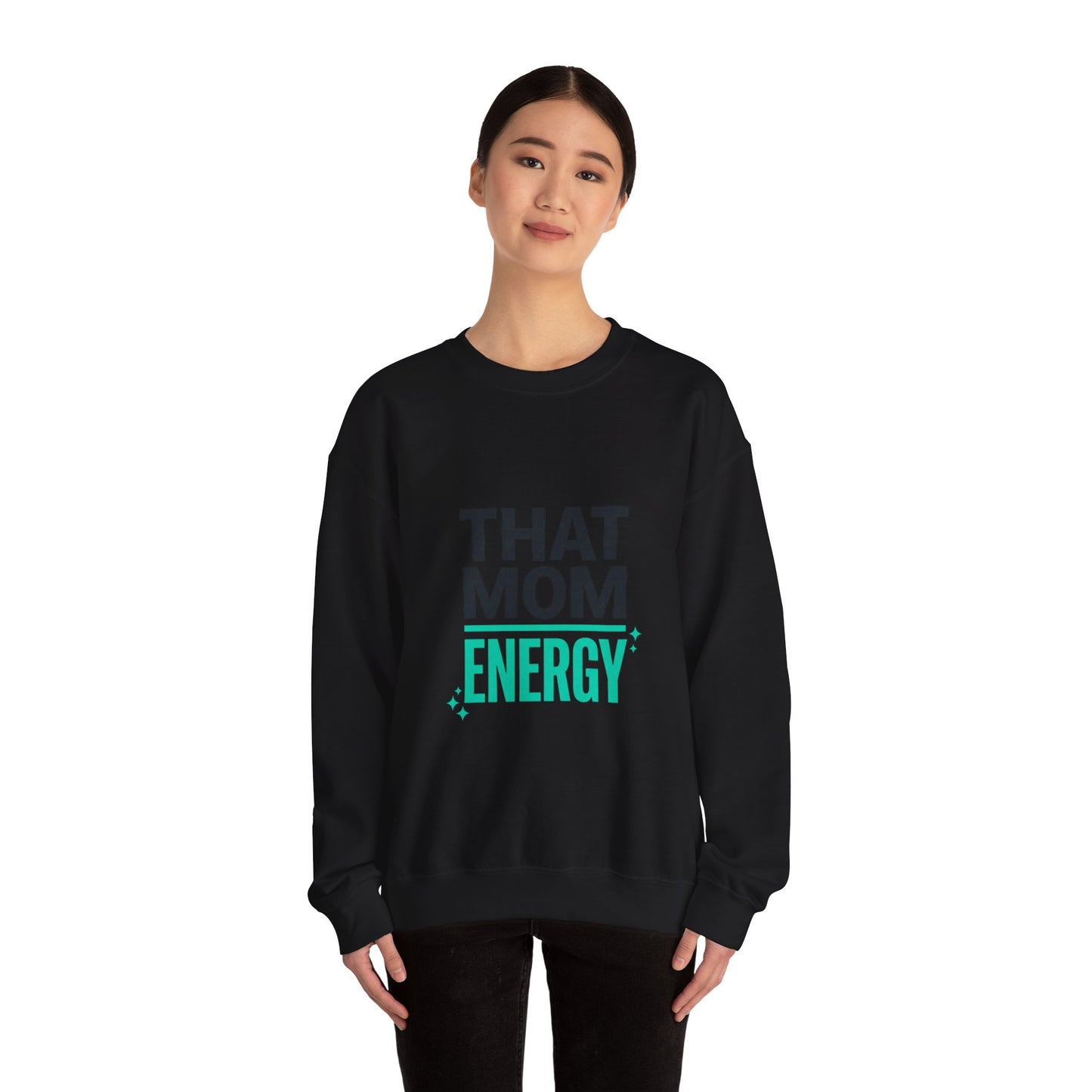 That Mom Energy Sweatshirt | Mother’s Day Minimal Typographic Mom Sweatshirt