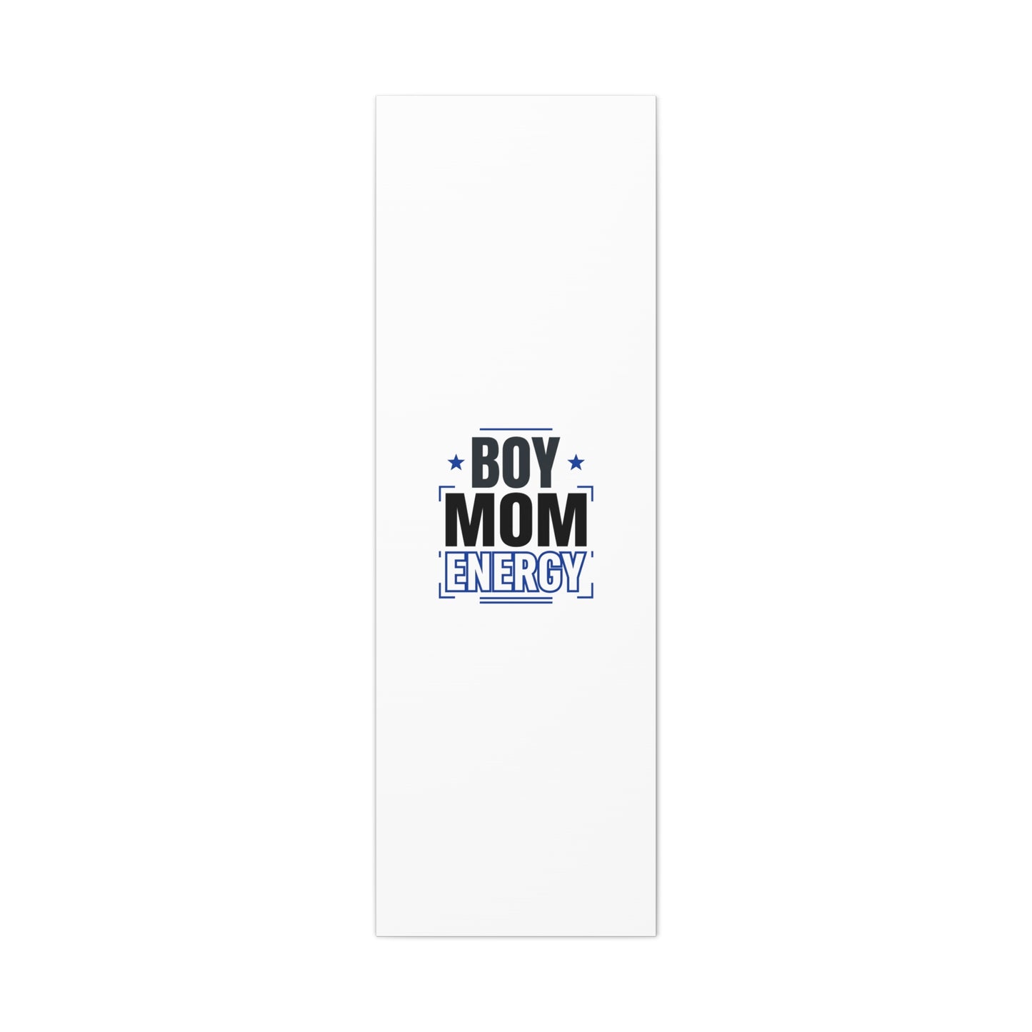 Boy Mom Energy Canvas, Minimal Typographic Mom Wall Art | Mother’s Day Mom Identity