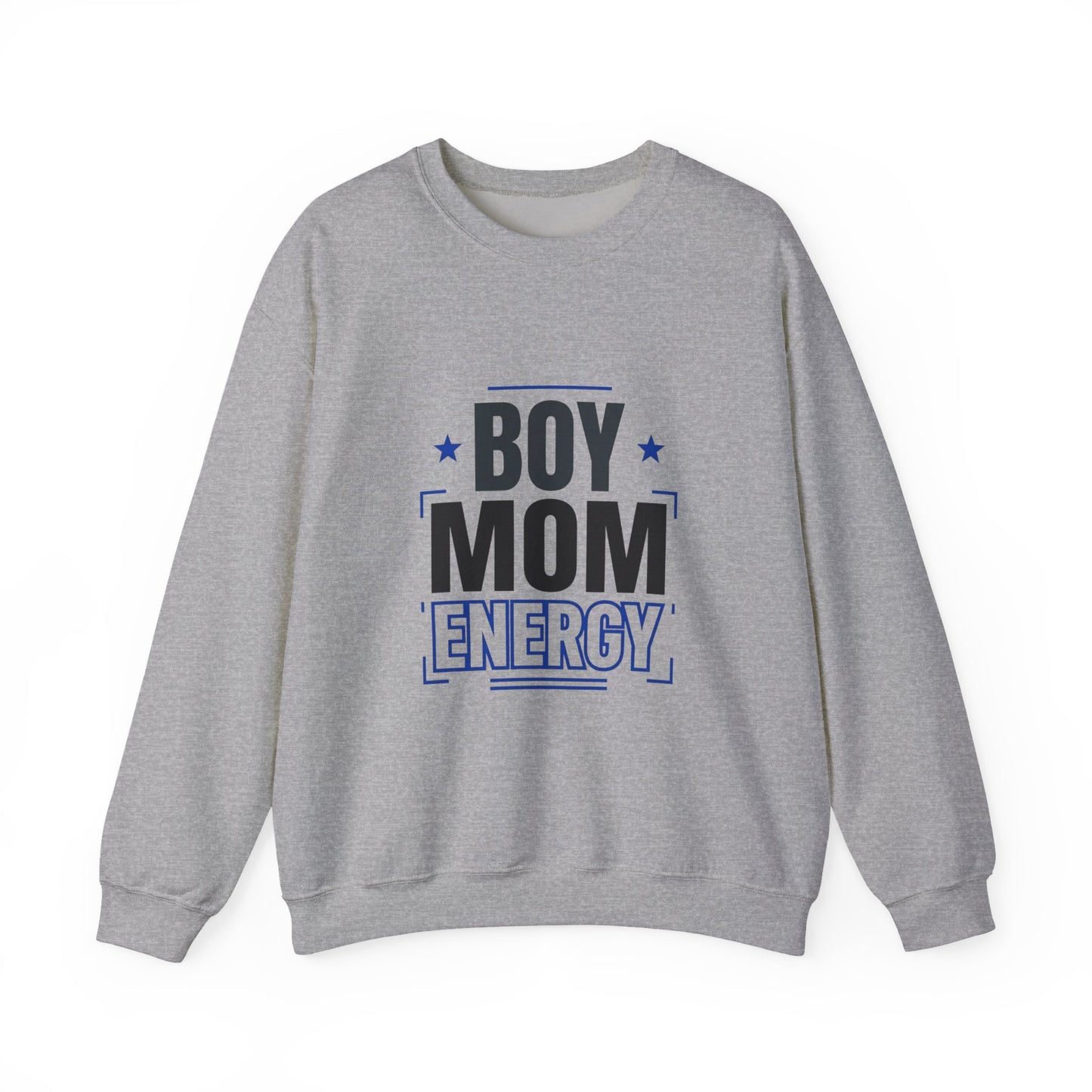 Boy Mom Energy Sweatshirt | Mother's Day Minimal Typographic Mom Sweatshirt