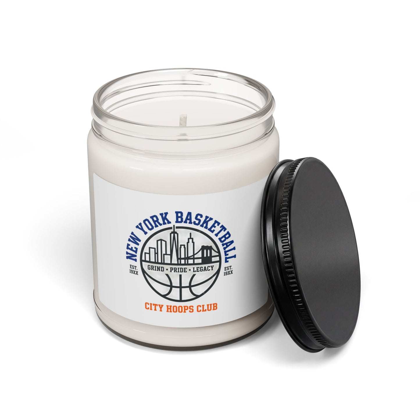 City Hoops Club Candle | New York Basketball Varsity, Soy 9oz