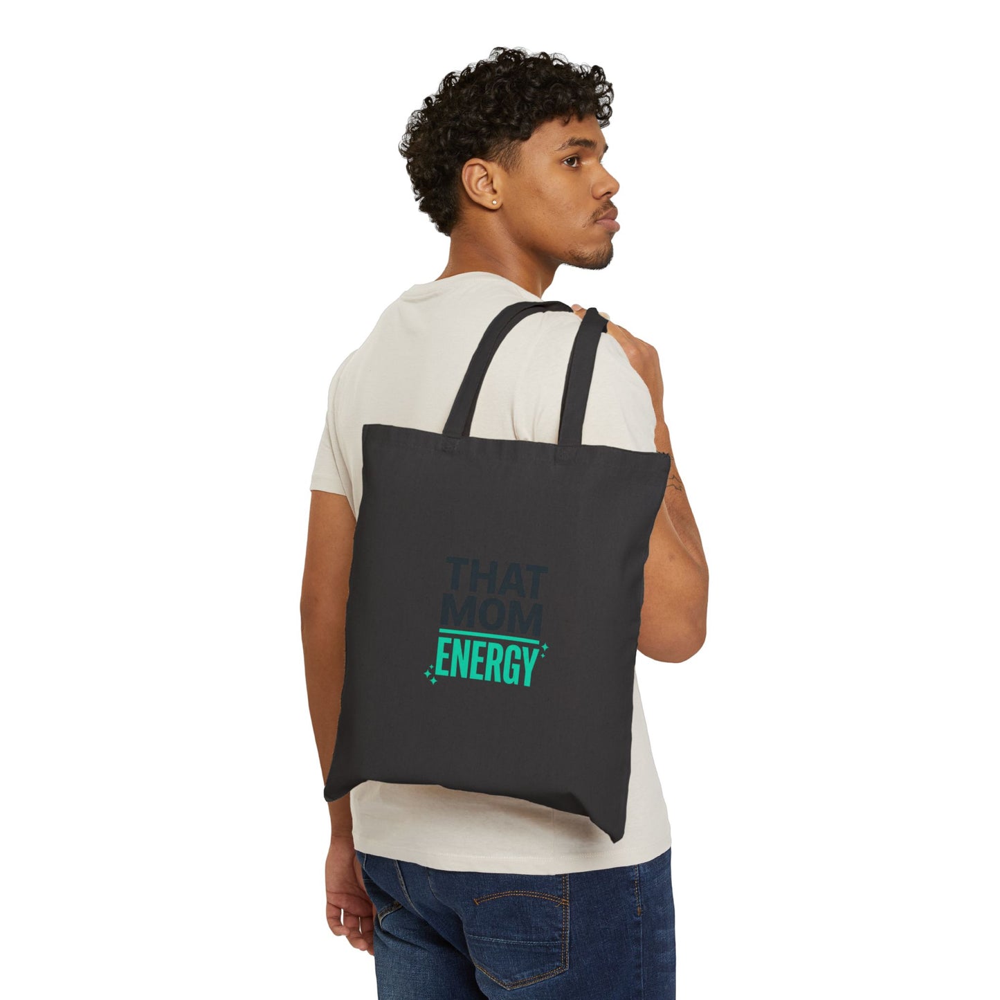 That Mom Energy Tote | Mother’s Day Minimal Typographic Mom Accessory