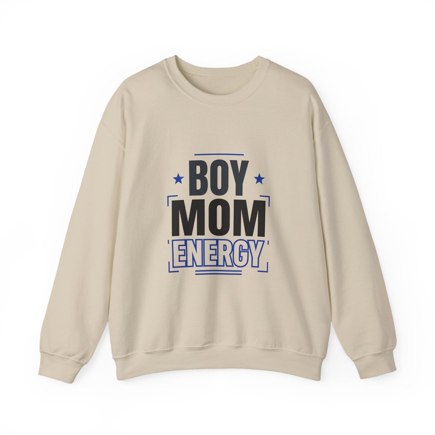 Boy Mom Energy Sweatshirt | Mother's Day Minimal Typographic Mom Sweatshirt