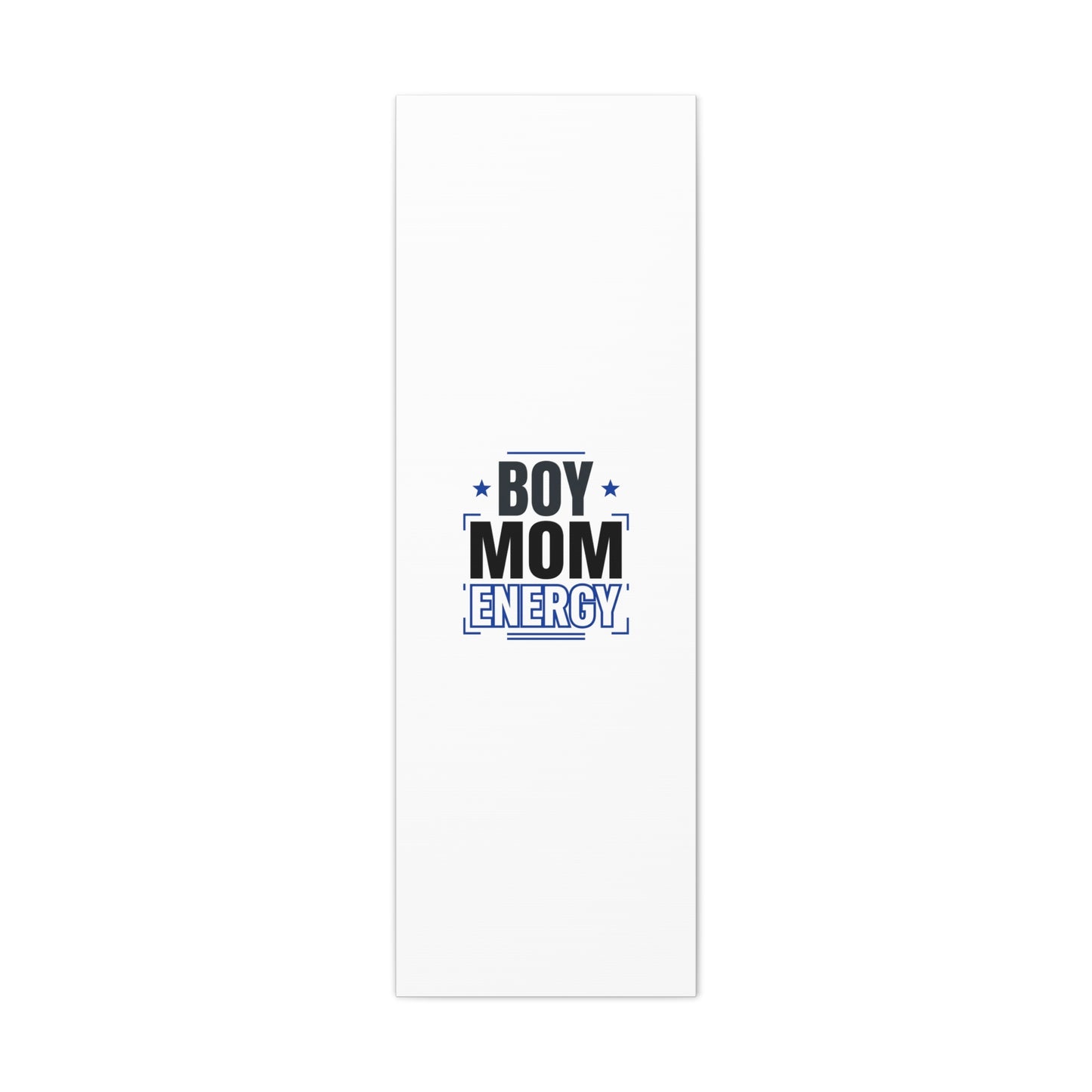Boy Mom Energy Canvas, Minimal Typographic Mom Wall Art | Mother’s Day Mom Identity
