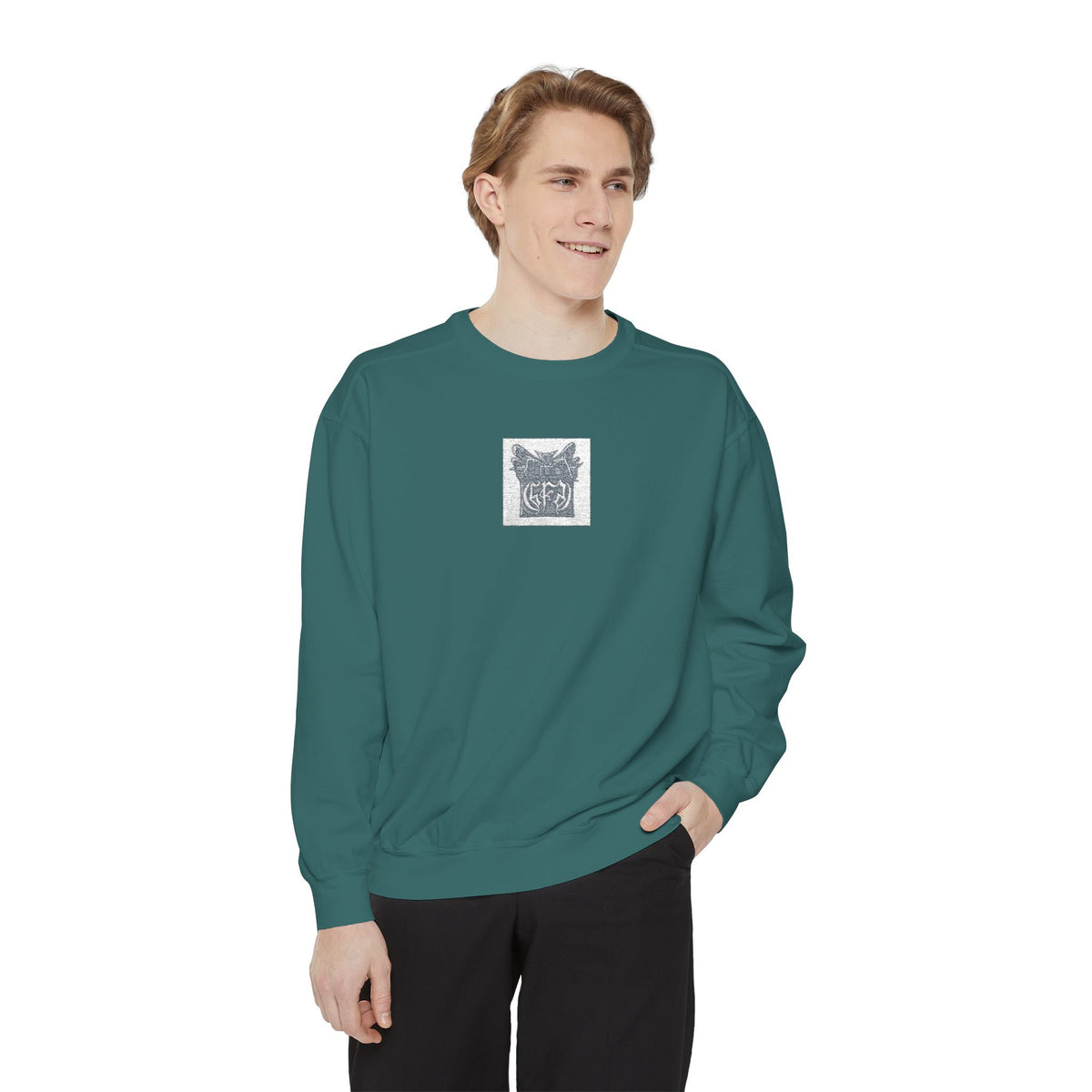 Cat Sketch Sweatshirt — Hand-Drawn Feline Art Crewneck