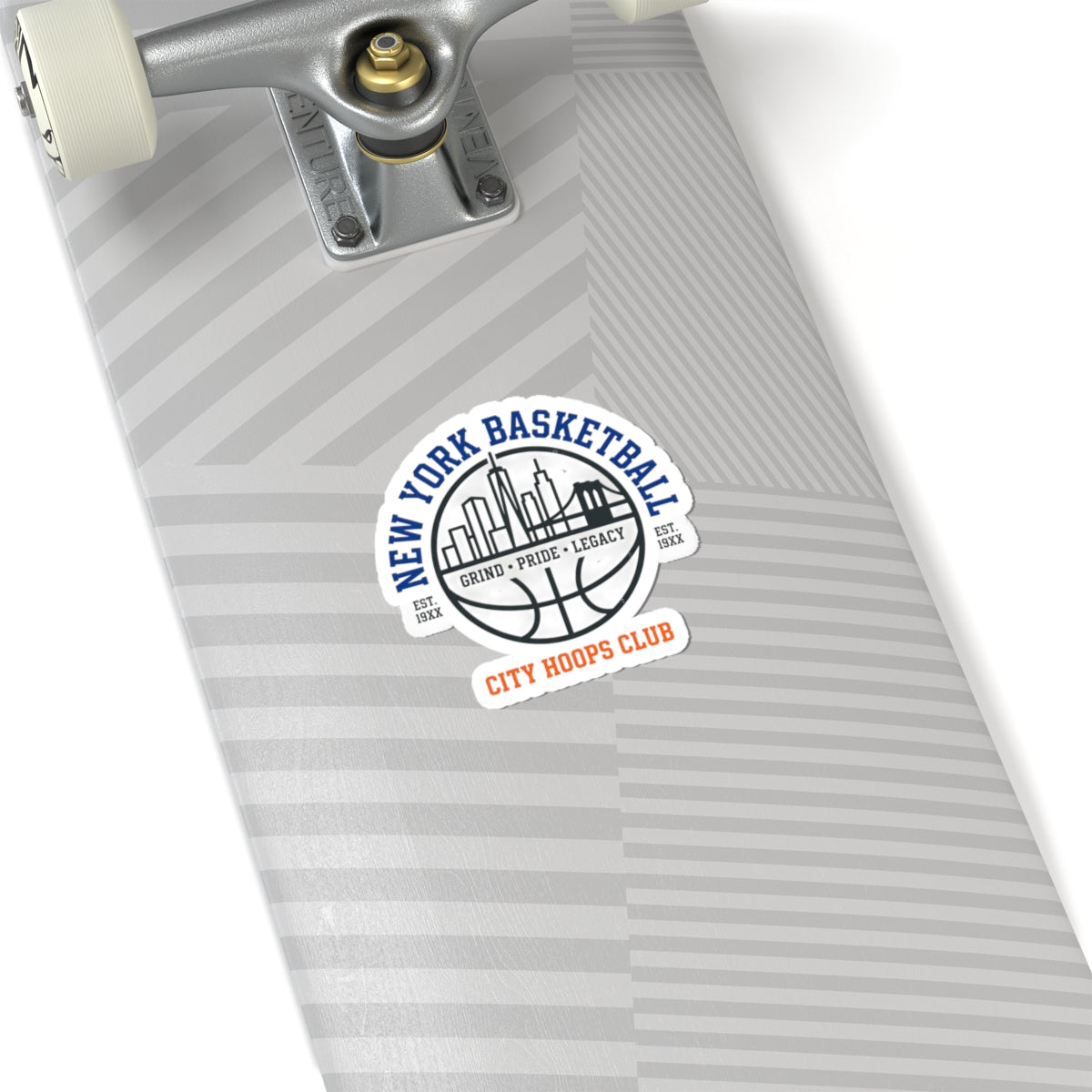 New York Basketball City Hoops Club Sticker | varsity, streetwear