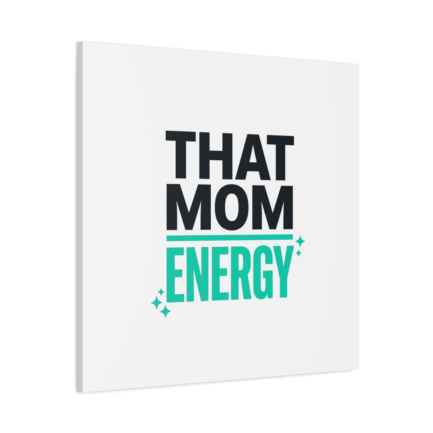 That Mom Energy Canvas | Minimal Typographic Mom Wall Art, Mother’s Day