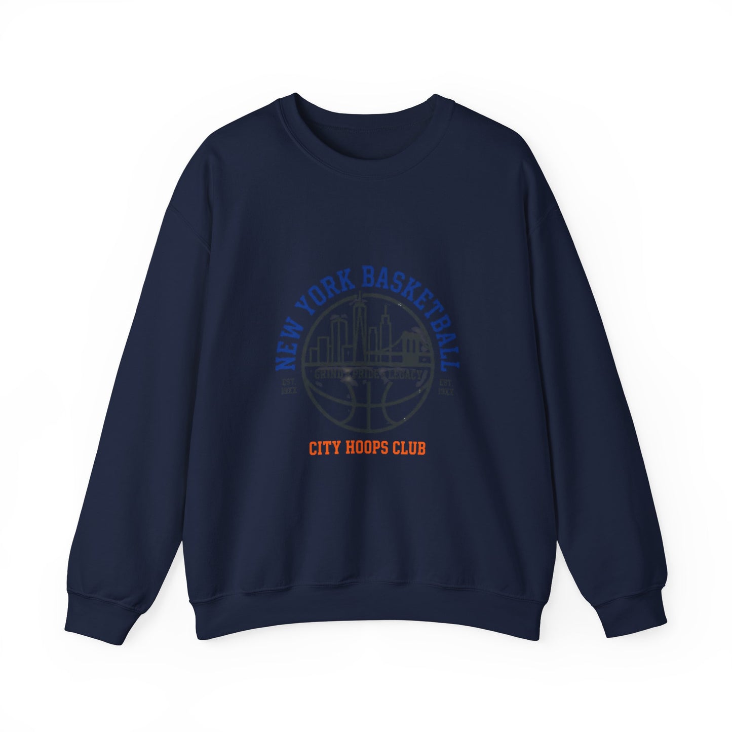 New York Basketball Crest Sweatshirt | varsity, city basketball