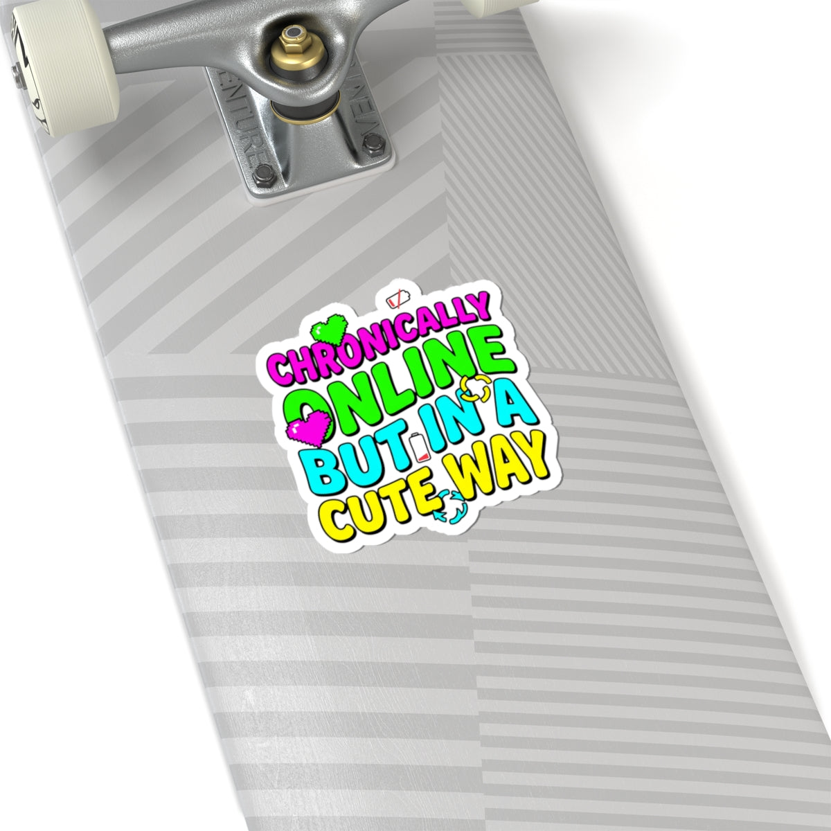 Chronically Online But Cute Sticker | meme-core, cringe-core