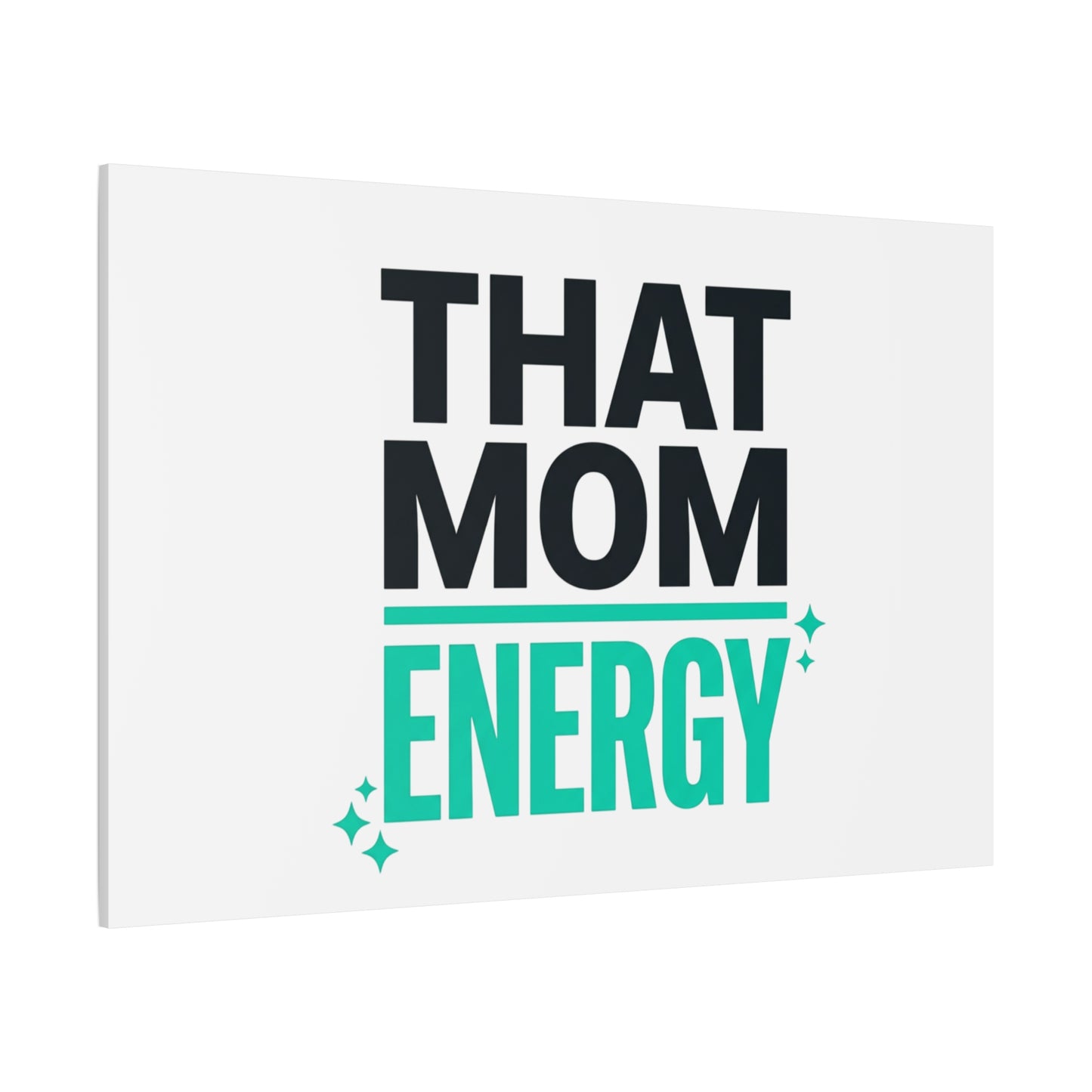 That Mom Energy Canvas | Minimal Typographic Mom Wall Art, Mother’s Day