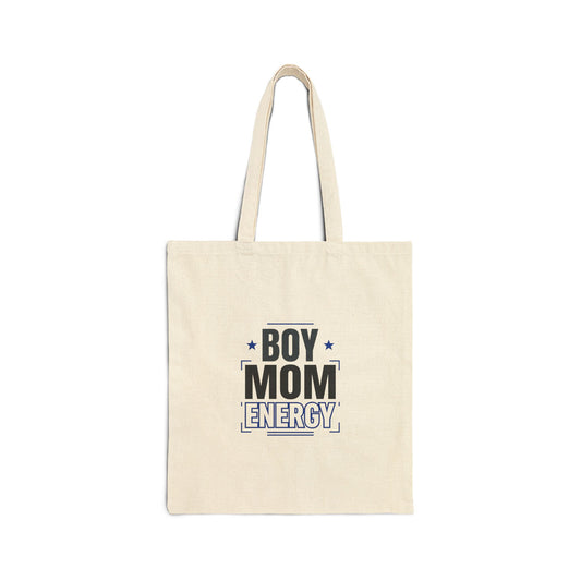 Boy Mom Energy Tote | Mother’s Day Minimal Typographic Mom Identity
